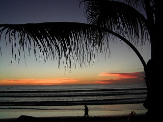 sunset in Bali